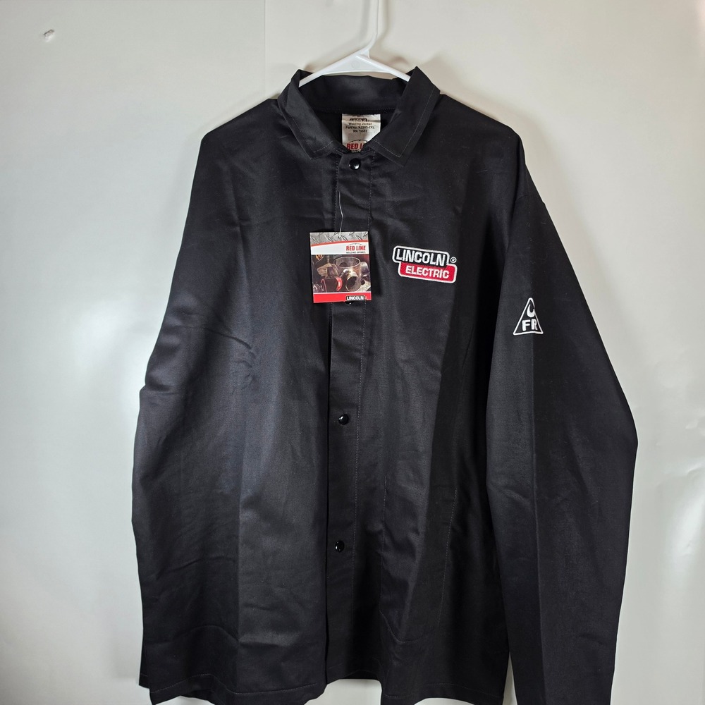 Lincoln Electric Red Line Traditional FR Cloth Welding Jacket Black K2985-2XL